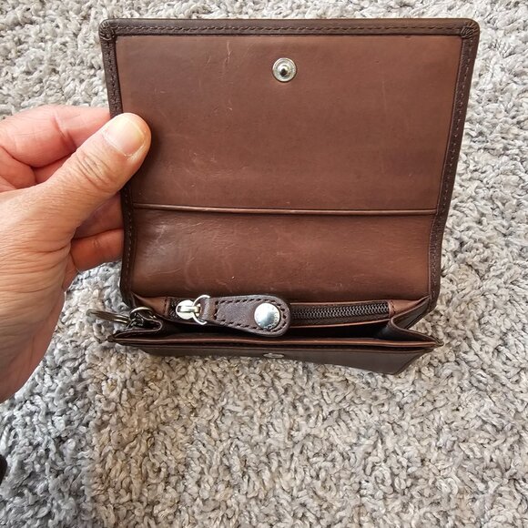 Coach Bedford Multifunction Wallet Mohagany Brown - Picture 6 of 8